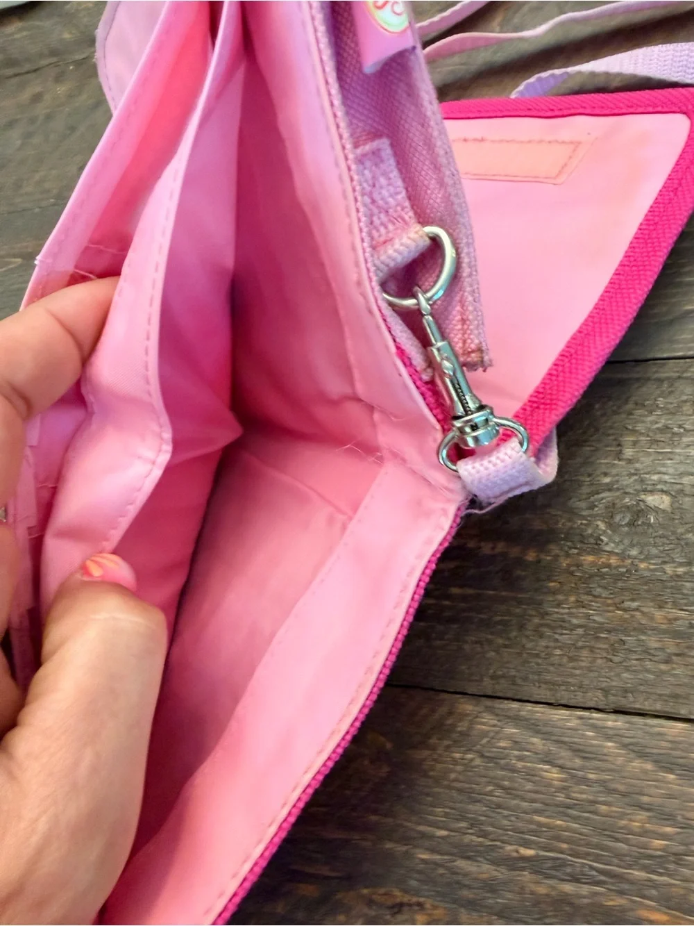 Vintage Y2K Strawberry Shortcake Berry Dazzling Princess Wallet Crossbody Bag